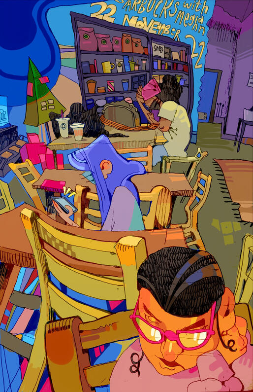 Starbucks Sketchbook Page