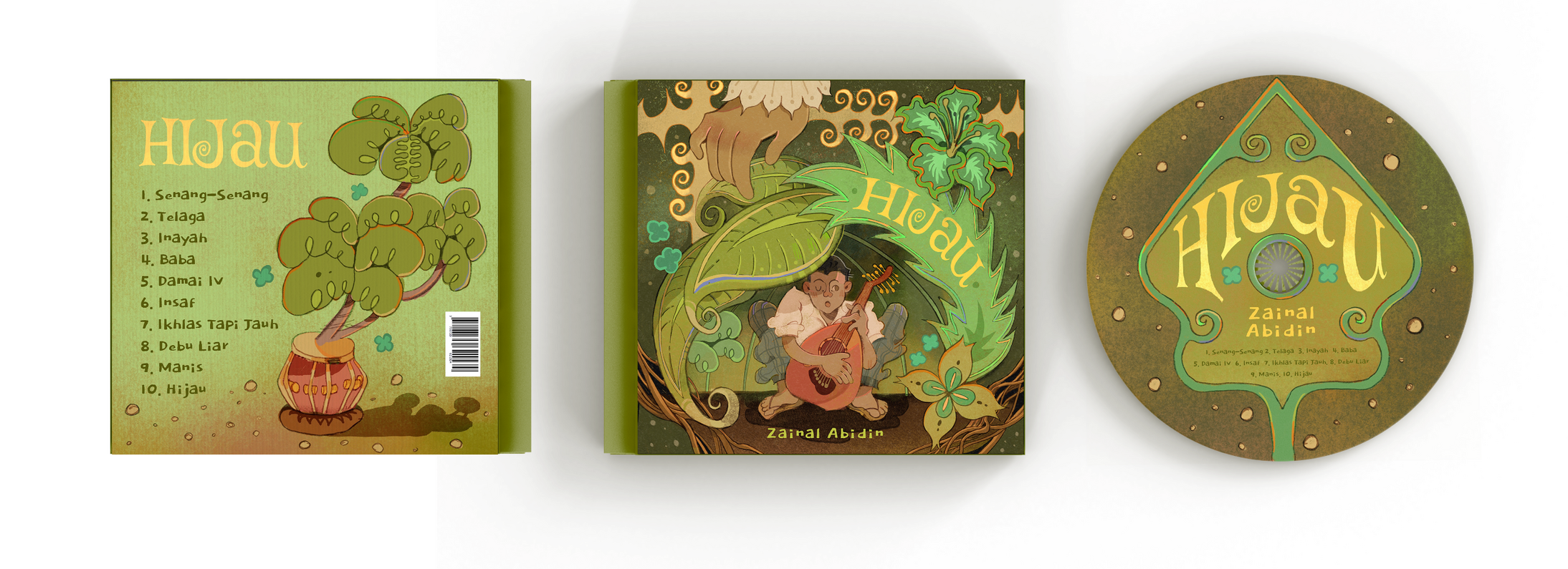 CD Re-Brand (Mockup designed by mego-studio / Freepik)